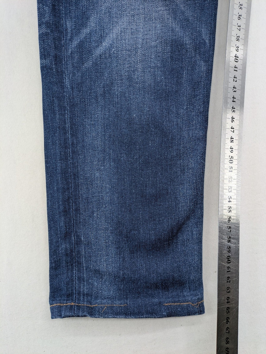 Jack & Jones blue straight jeans Glenn Slim Fit with classic button fly and denim stretch.