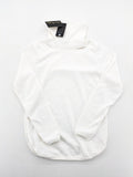 Monica Braghini white turtle neck jumper soft fabric classic design with high collar.