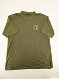 Parforce khaki t-shirt featuring German eagle patch on left chest, 100% cotton.