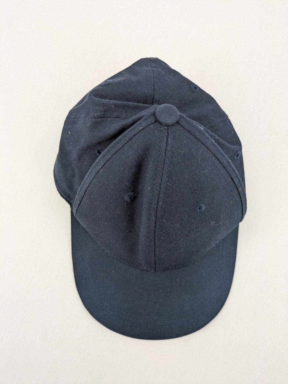 Universal Athletics navy baseball cap six-panel design cotton-elastane blend