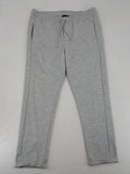 C&A grey sweatpants with elastic waistband, adjustable drawstring, and side pockets.