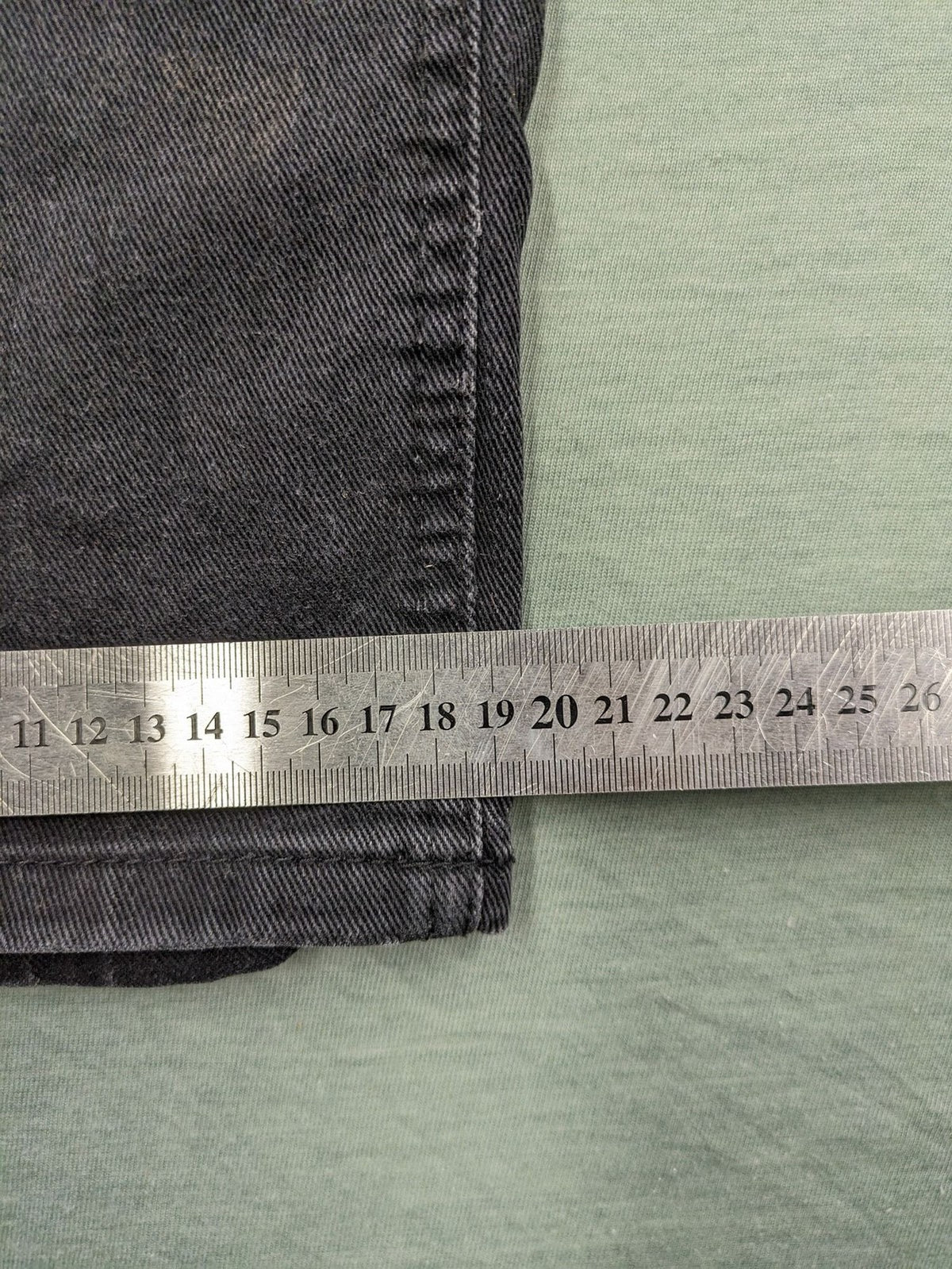 Hero by John Meddox black straight jeans with faded wash and durable cotton-stretch material.