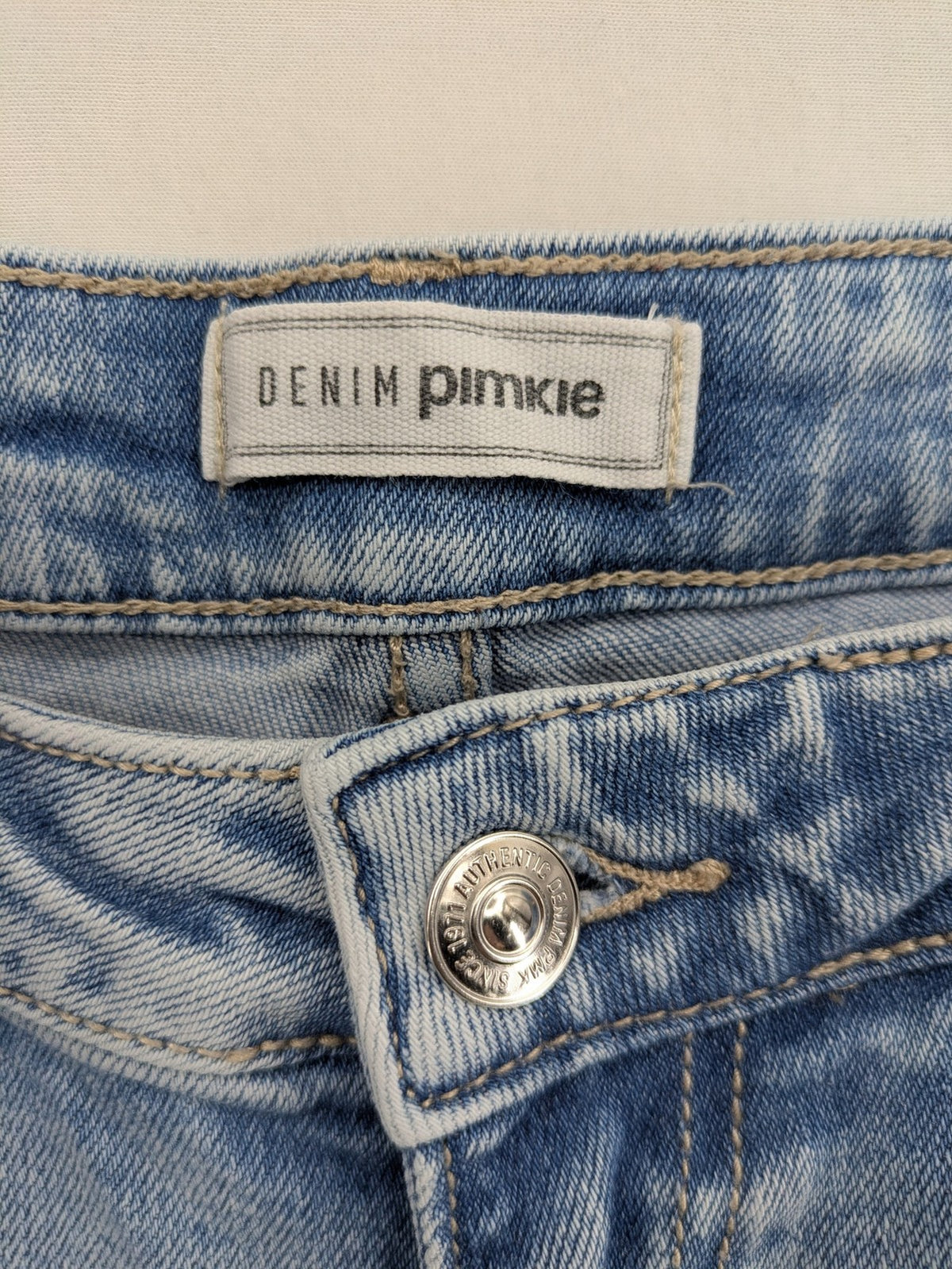 Pimkie blue flared jeans classic 5-pocket design comfortable stretch denim