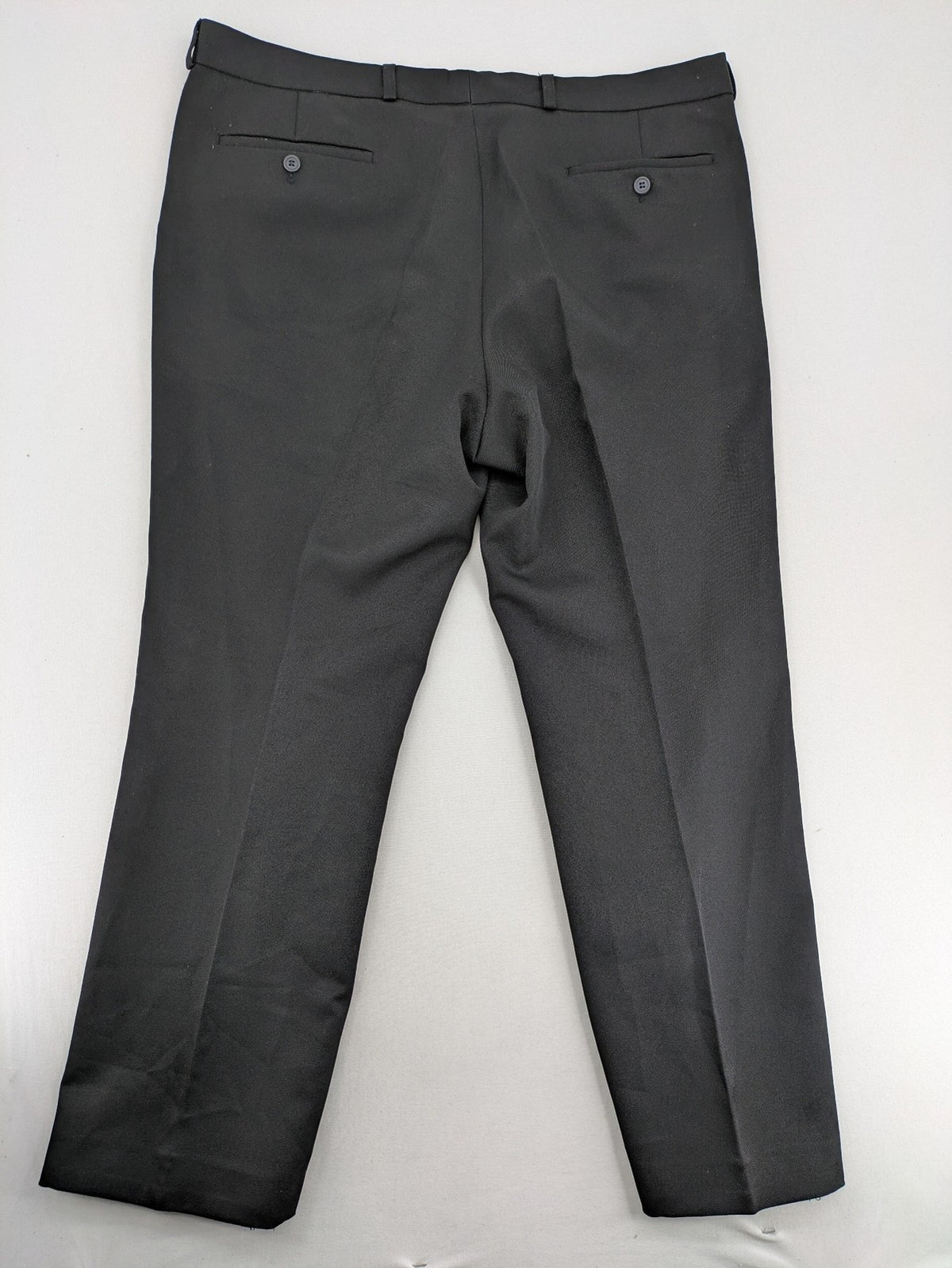 C&A pink pants flat-front design with two side pockets and two back pockets.
