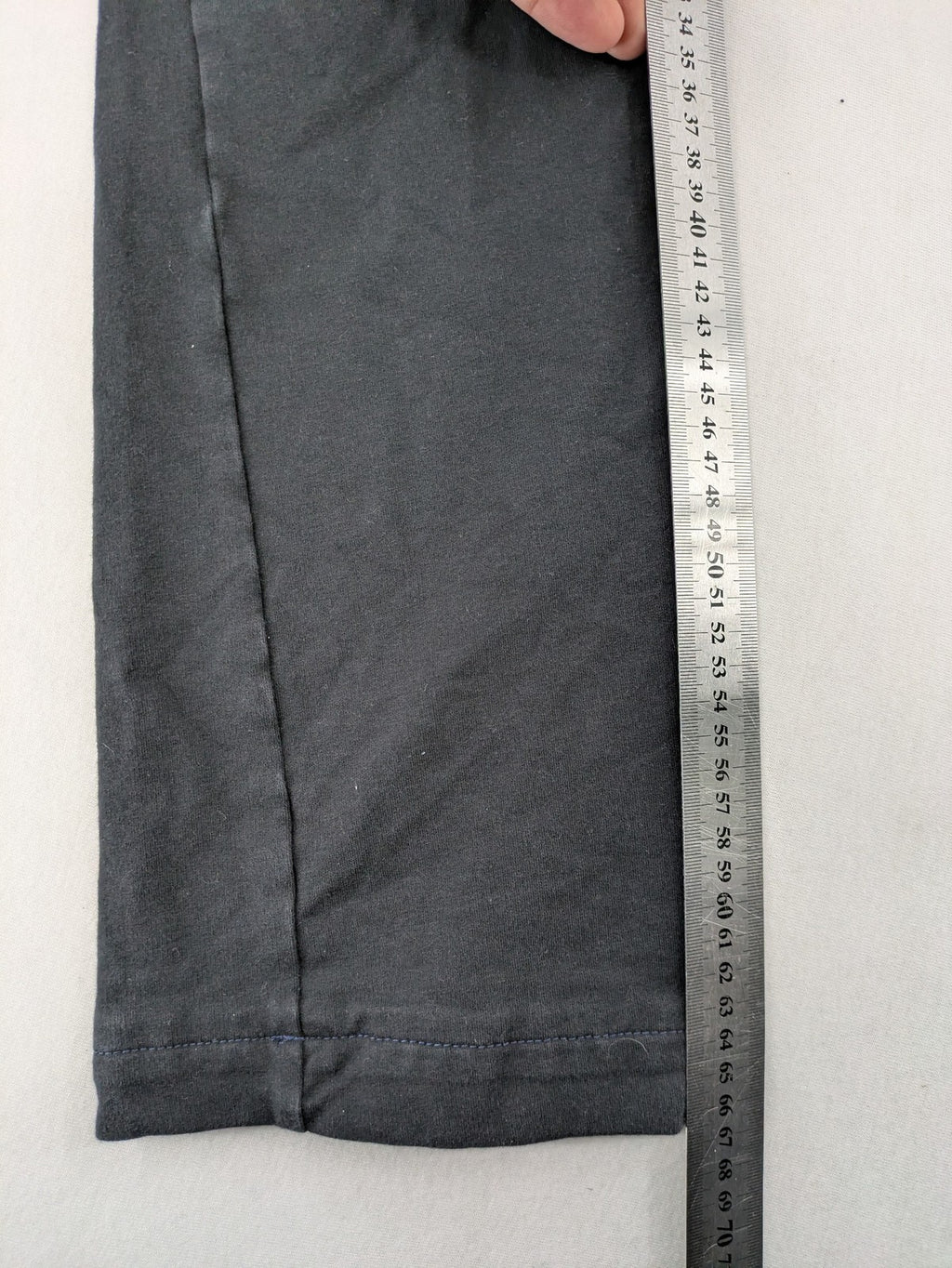 Manguun Sports grey jogger pants soft cotton blend with subtle logo embroidery and elastic waistband.
