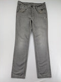 Esprit grey straight jeans with button fly and classic 5-pocket design.