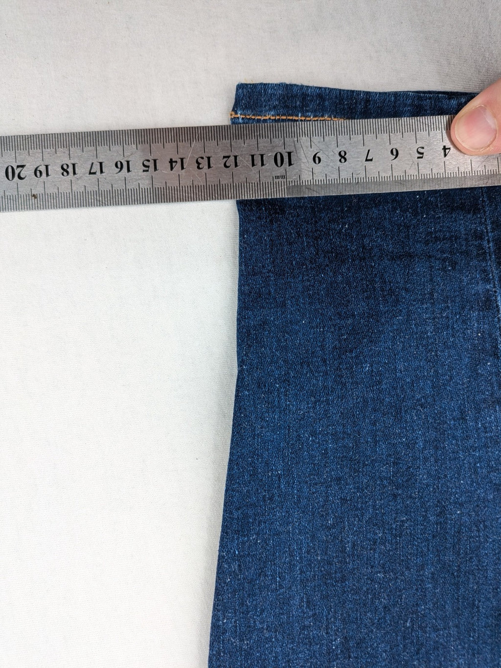 Tommy Hilfiger blue skinny jeans, five-pocket design, made from organic cotton blend.