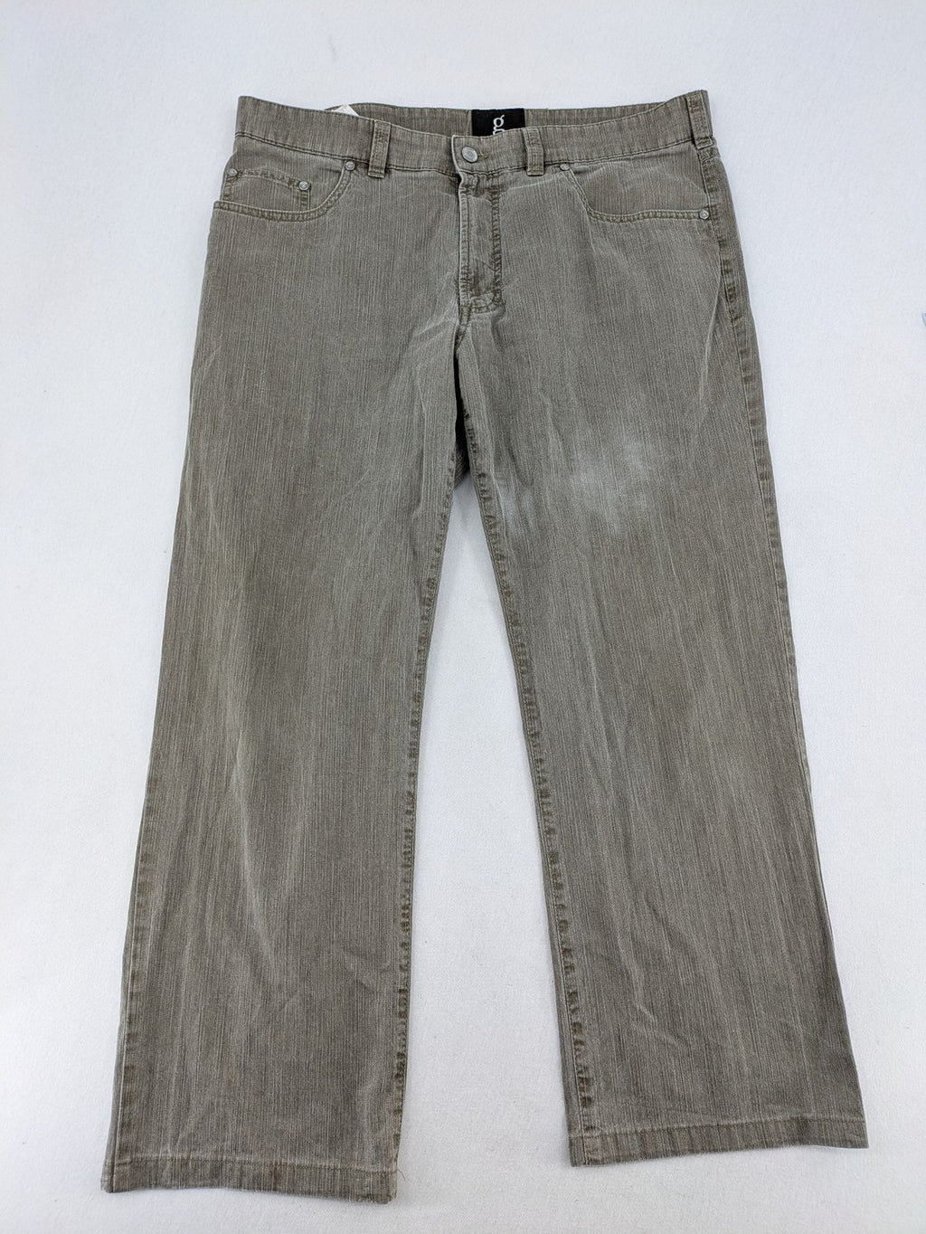 GARDEUR grey straight jeans regular fit with button and zipper closure, cotton-stretch blend.
