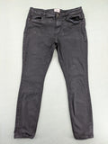 ONLY skinny fit jeans blue washed denim classic 5-pocket design with zipper and button closure.