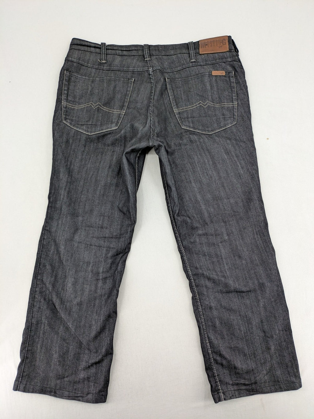 Mustang straight jeans grey anthracite regular fit durable cotton blend fabric.