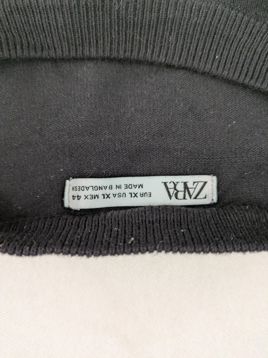 Venom knit jumper black featuring large Venom graphic, round neckline, from Zara.