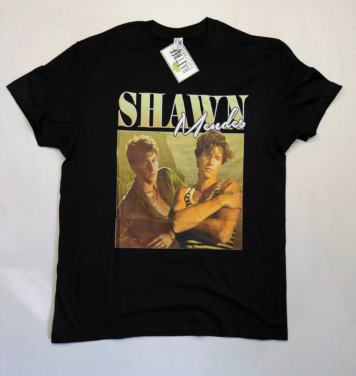 Shawn Mendes multi graphic t-shirt black vintage print 100% cotton