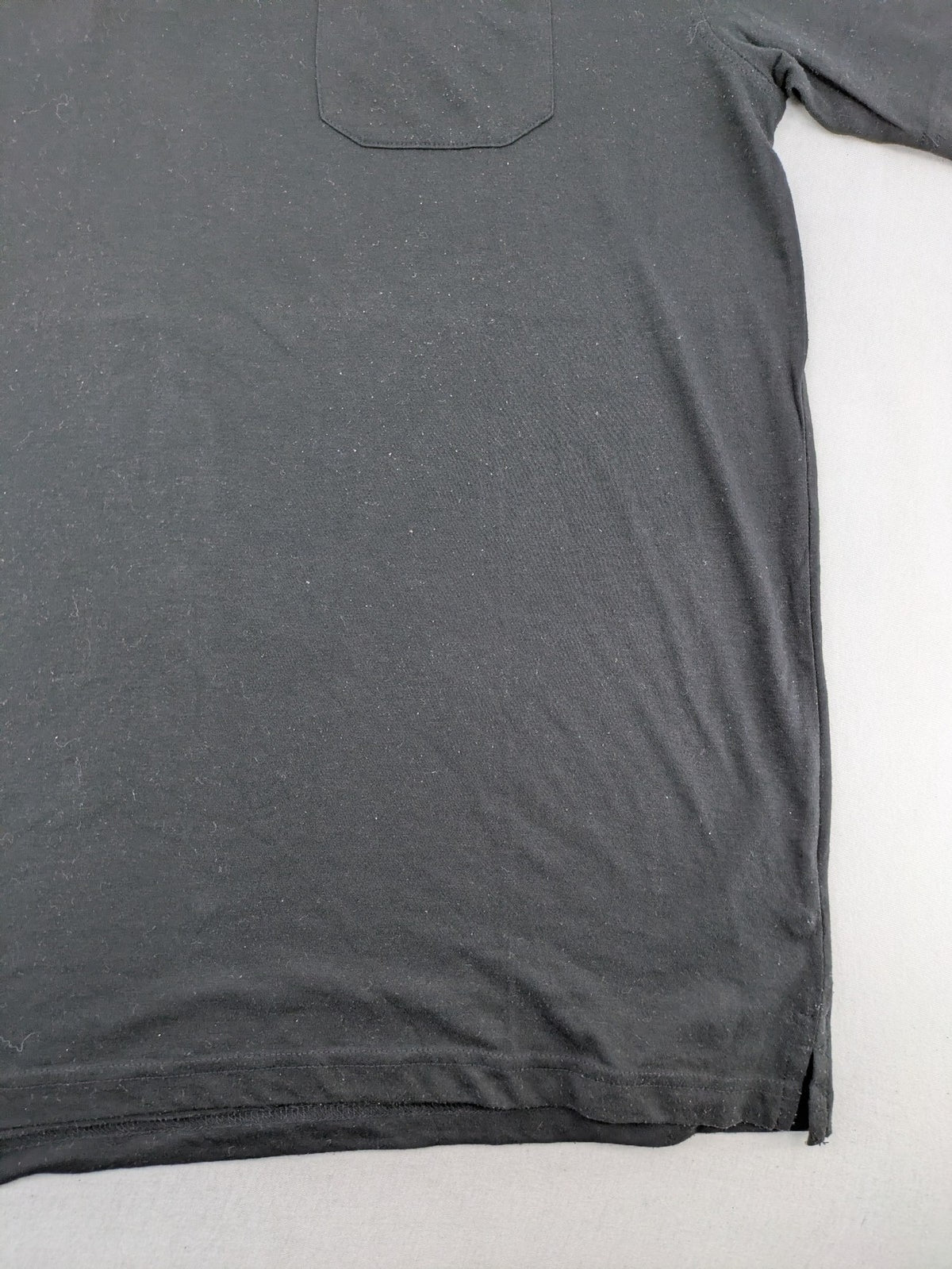Camargue grey polo shirt short sleeves classic collar with chest pocket and button placket