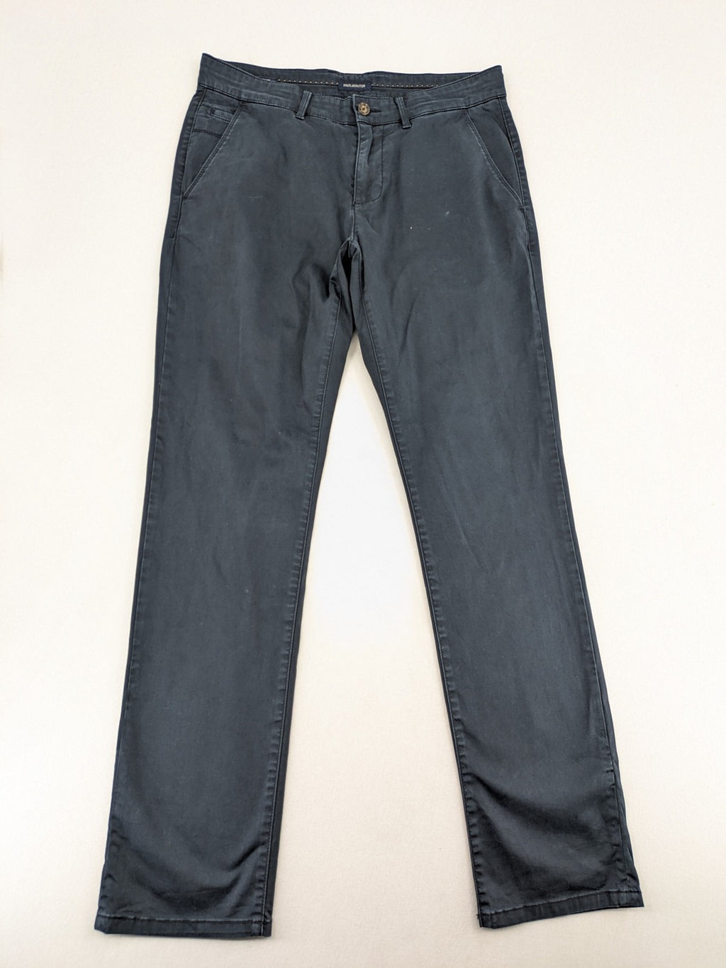 Paul Hunter navy chino pants Oscar model, regular fit, lightweight stretch material.
