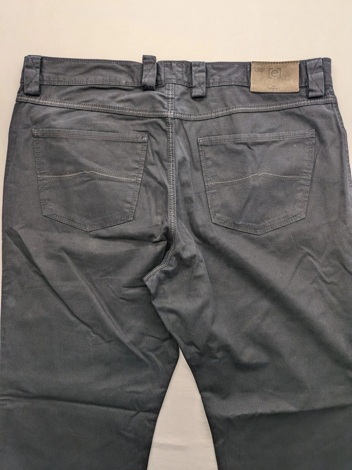 Engbers grey chino pants regular fit five-pocket style durable fabric