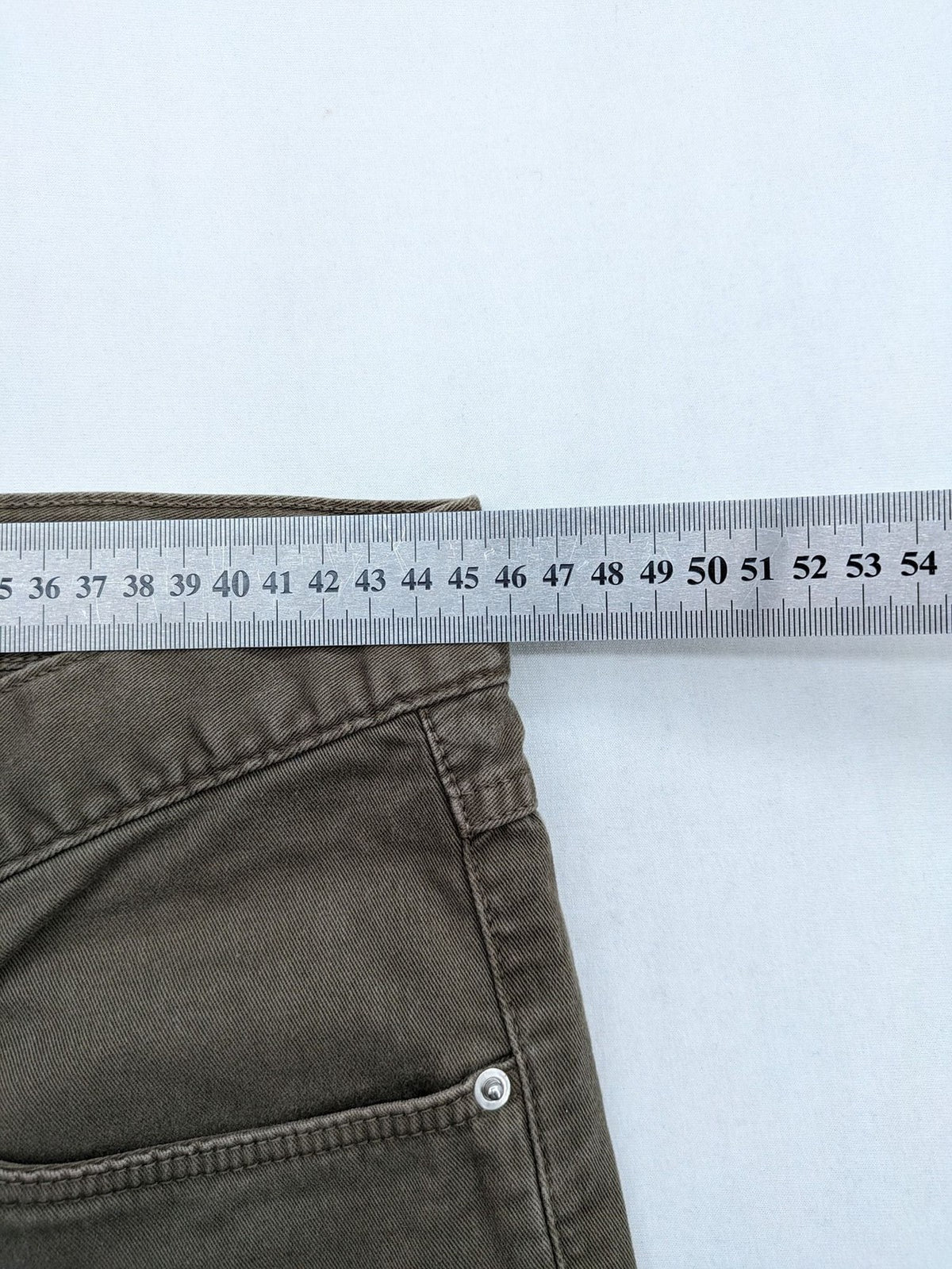 H&M khaki chino pants five-pocket design cotton stretch material