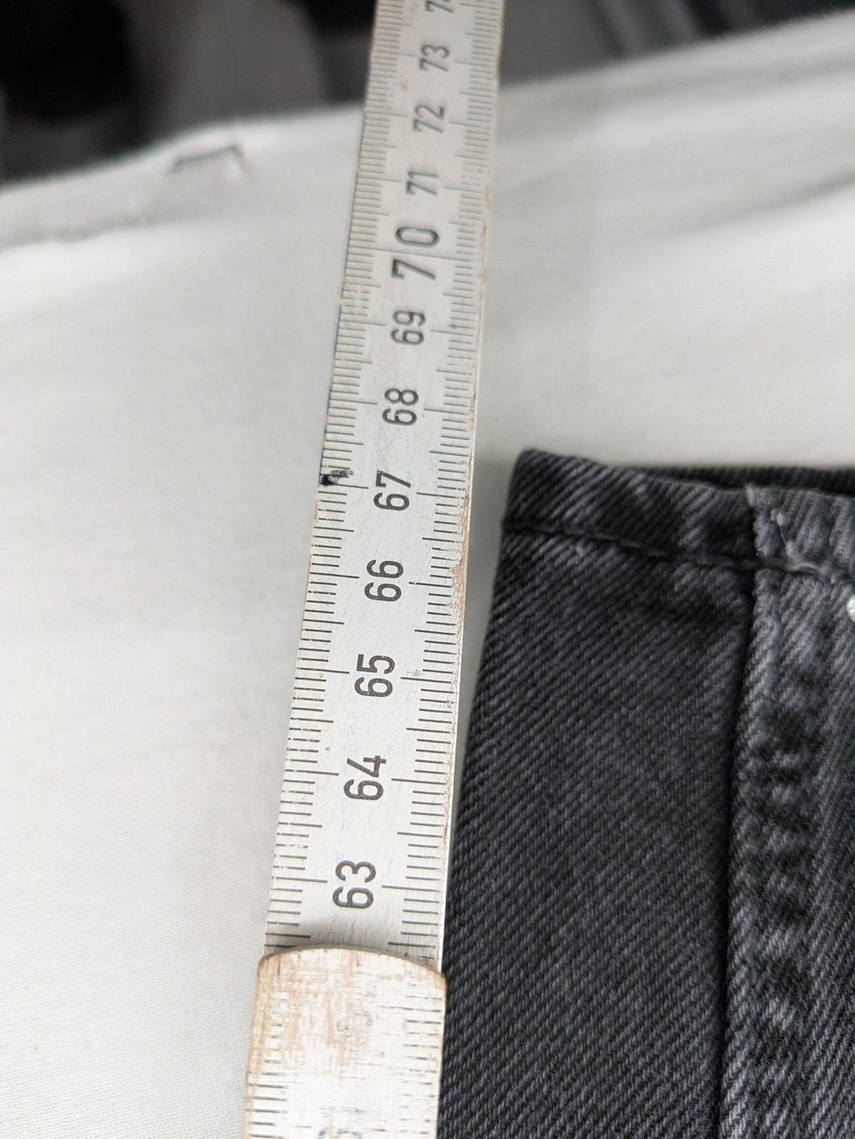 H&M Divided black straight jeans with allover rhinestone embellishments and classic five-pocket design.