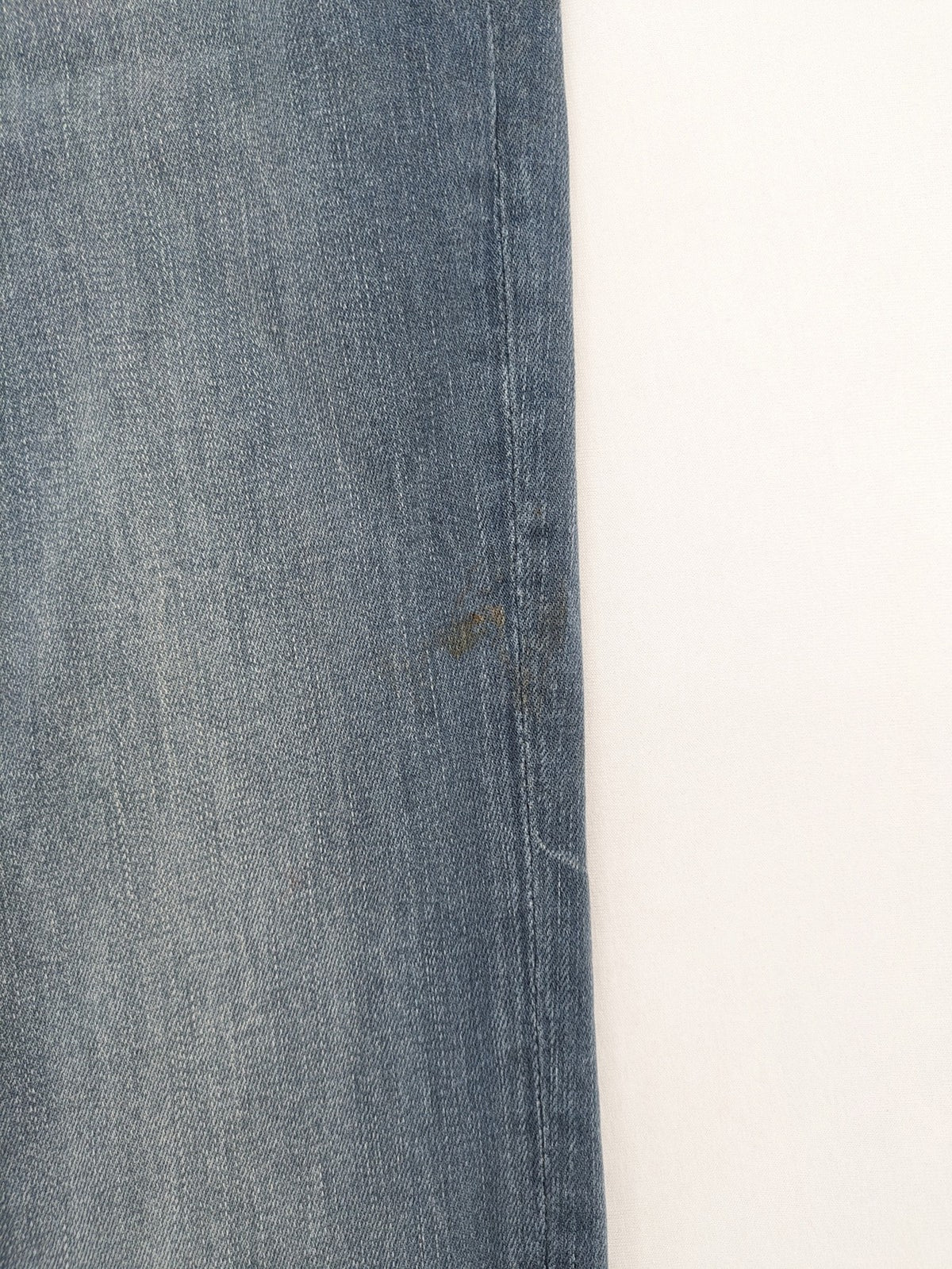 CAST IRON blue straight jeans Riser Slim Fit with classic button fly and casual wash.