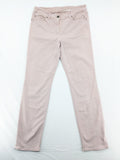 Gerry Weber pink straight jeans classic 5-pocket style with zipper and button closure.