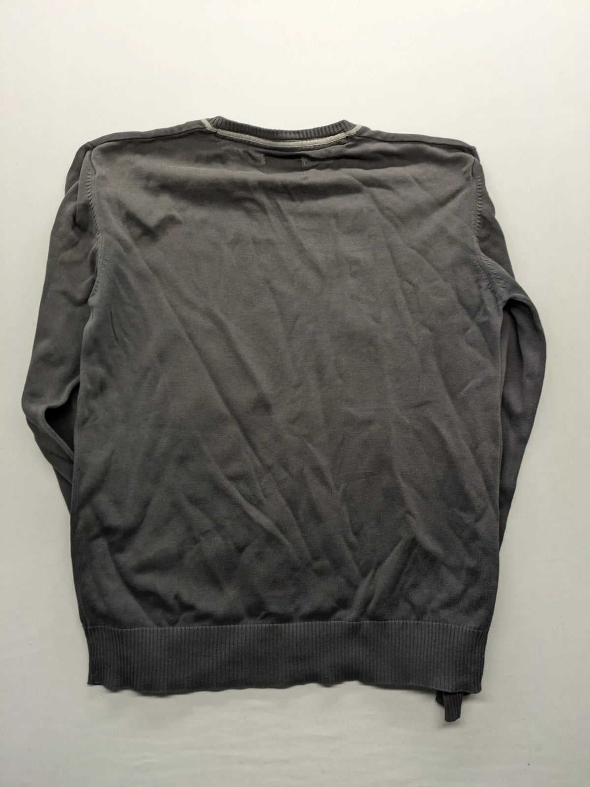 Tom Tailor grey turtle neck jumper with ribbed cuffs and stylish collar.