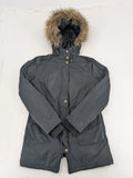 bpc bonprix collection black parka with teddy fleece lining and faux fur hood