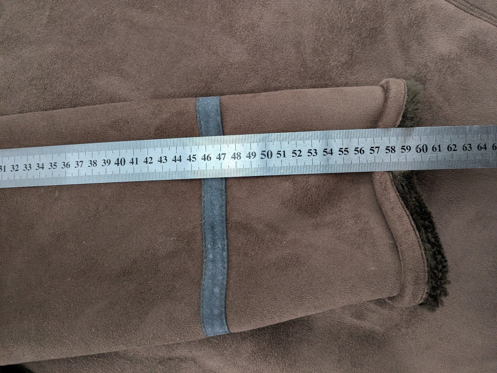 Lena Fashion multi winter coat faux suede look with soft faux fur lining.