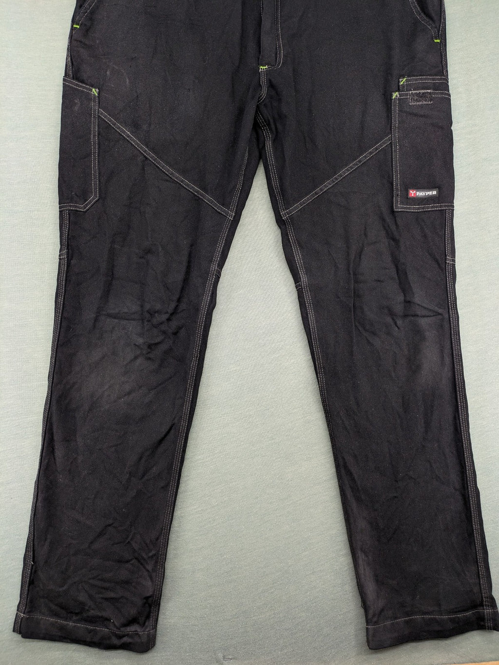 PAYPER hunting tactical pants green grey cargo style with multiple pockets and elastic waistband