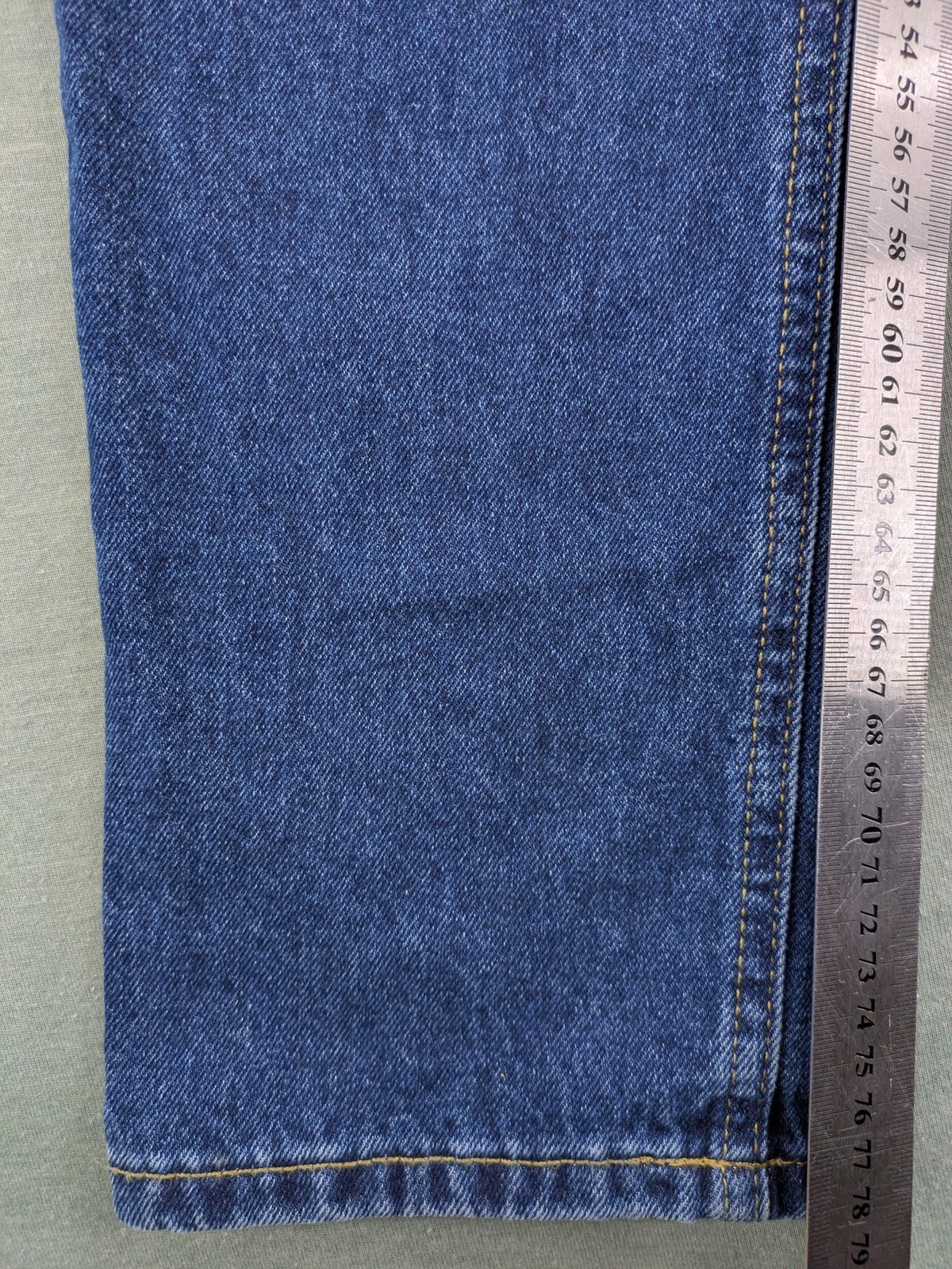 Calvin Klein Jeans blue straight jeans classic five-pocket design adjustable waistband 100% cotton