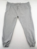 XMAIL grey jogging pants 6XL elastic waistband ribbed cuffs soft polyester blend