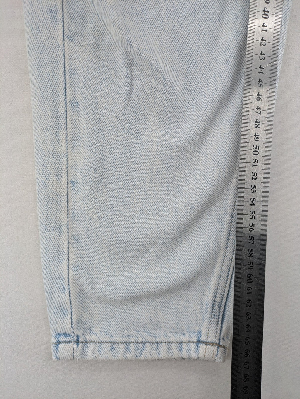 FB Sister blue mom jeans high waist paperbag waistband stonewashed vintage style