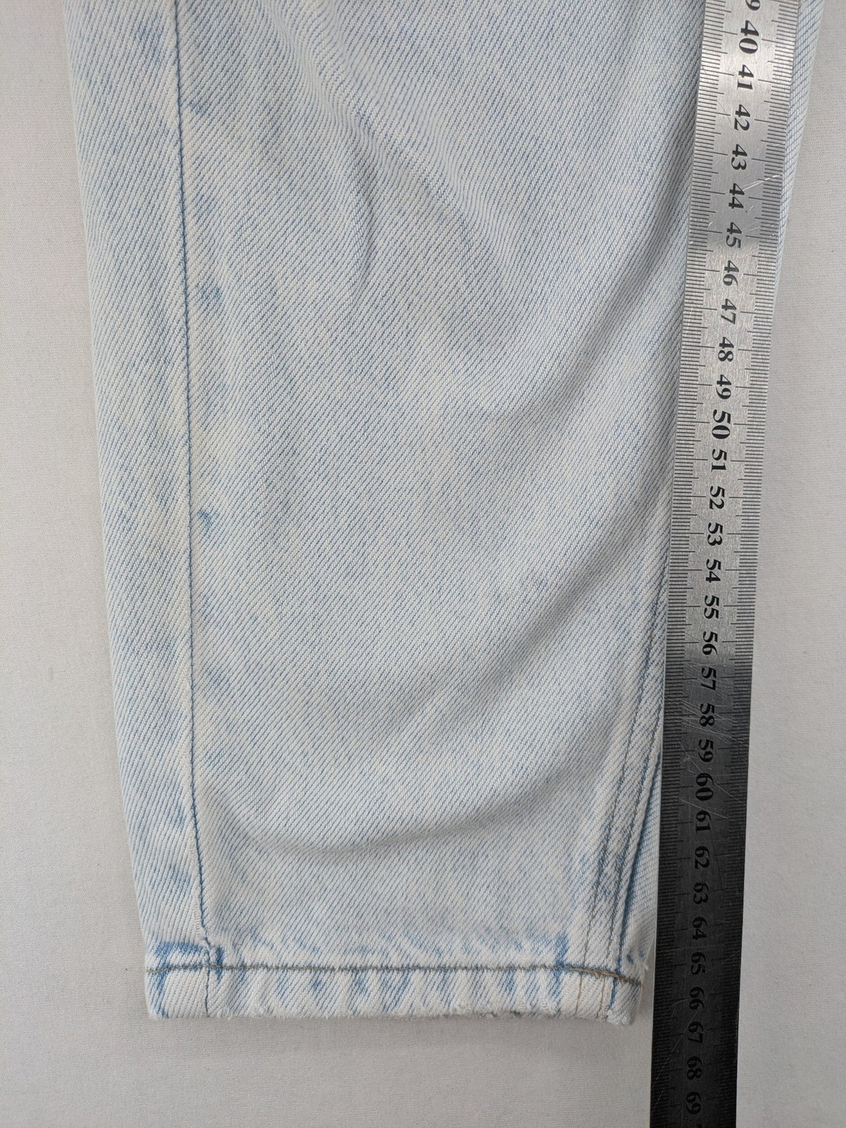FB Sister blue mom jeans high waist paperbag waistband stonewashed vintage style