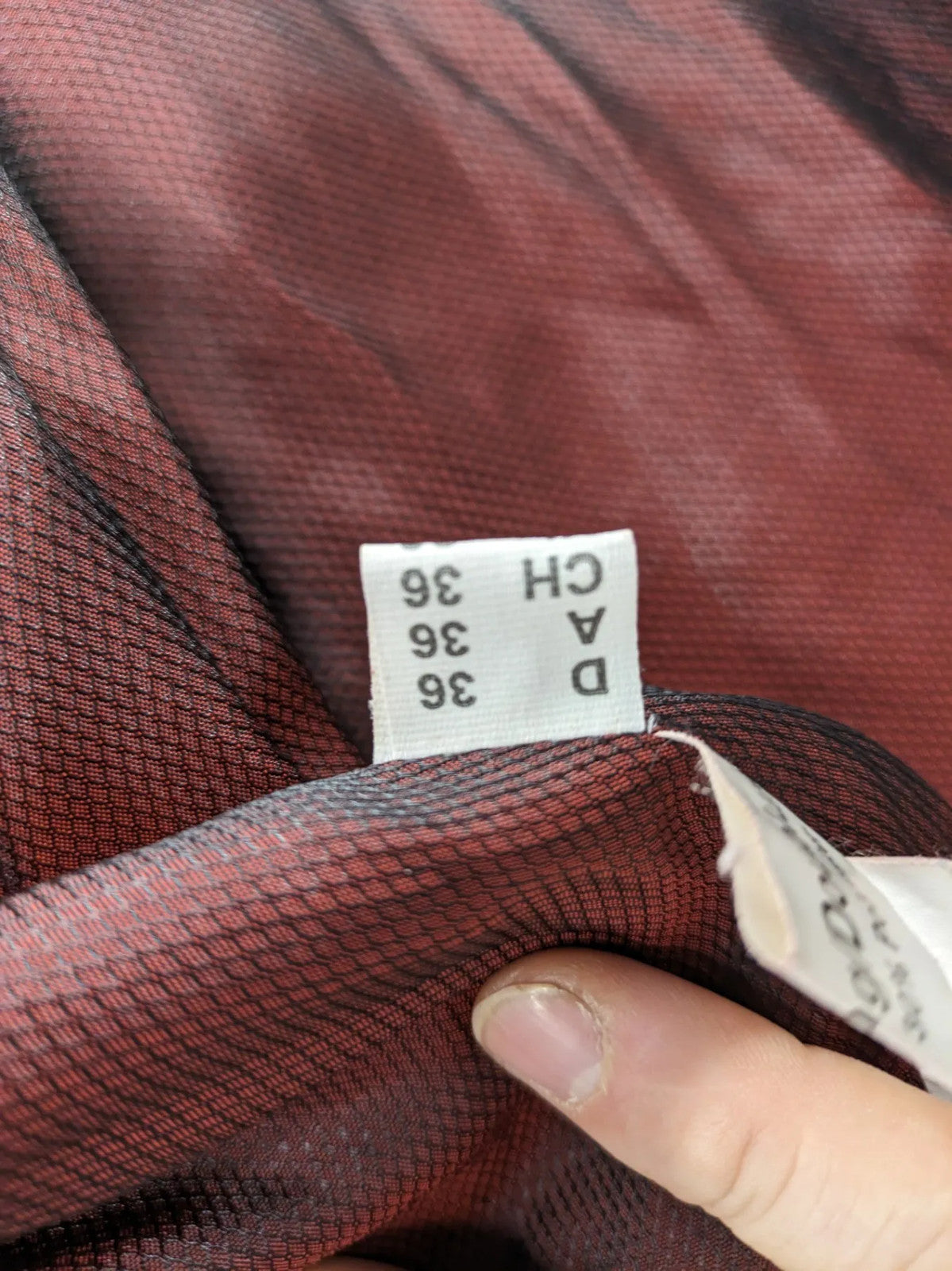 Ultsch burgundy leather jacket vintage soft lamb nappa with braided pocket details