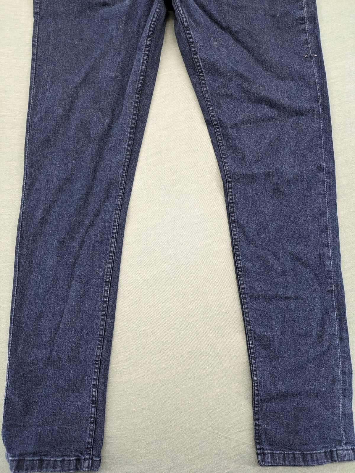 Bros blue skinny fit jeans 5-pocket design stretch denim classic wash