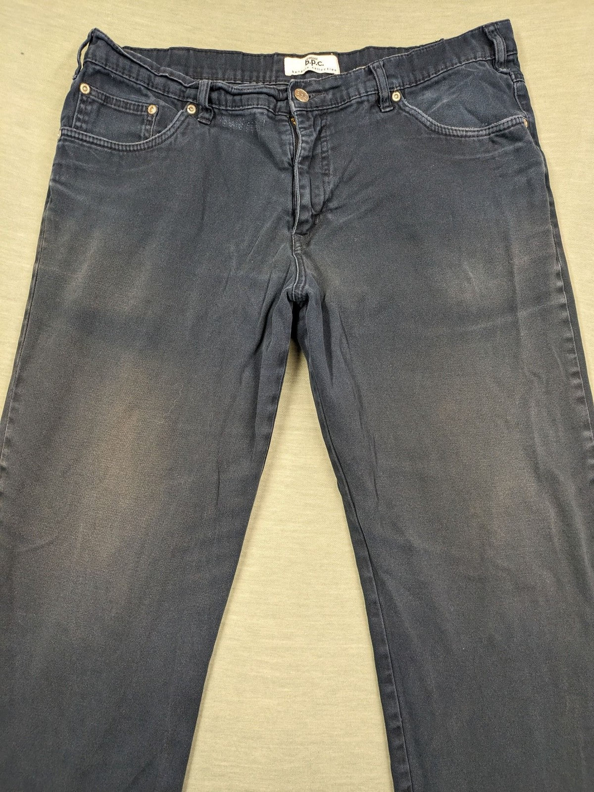 b.p.c bonprix collection faded black straight jeans five-pocket design comfortable fit