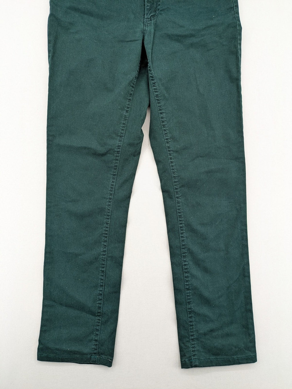 Angels green straight jeans, 5-pocket style, made from cotton blend with stretch.