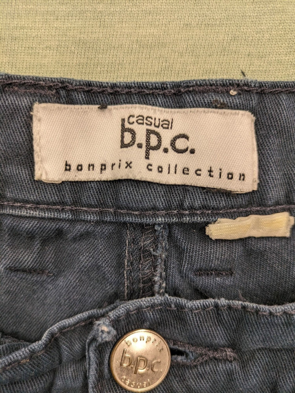 b.p.c bonprix collection faded black straight jeans five-pocket design comfortable fit