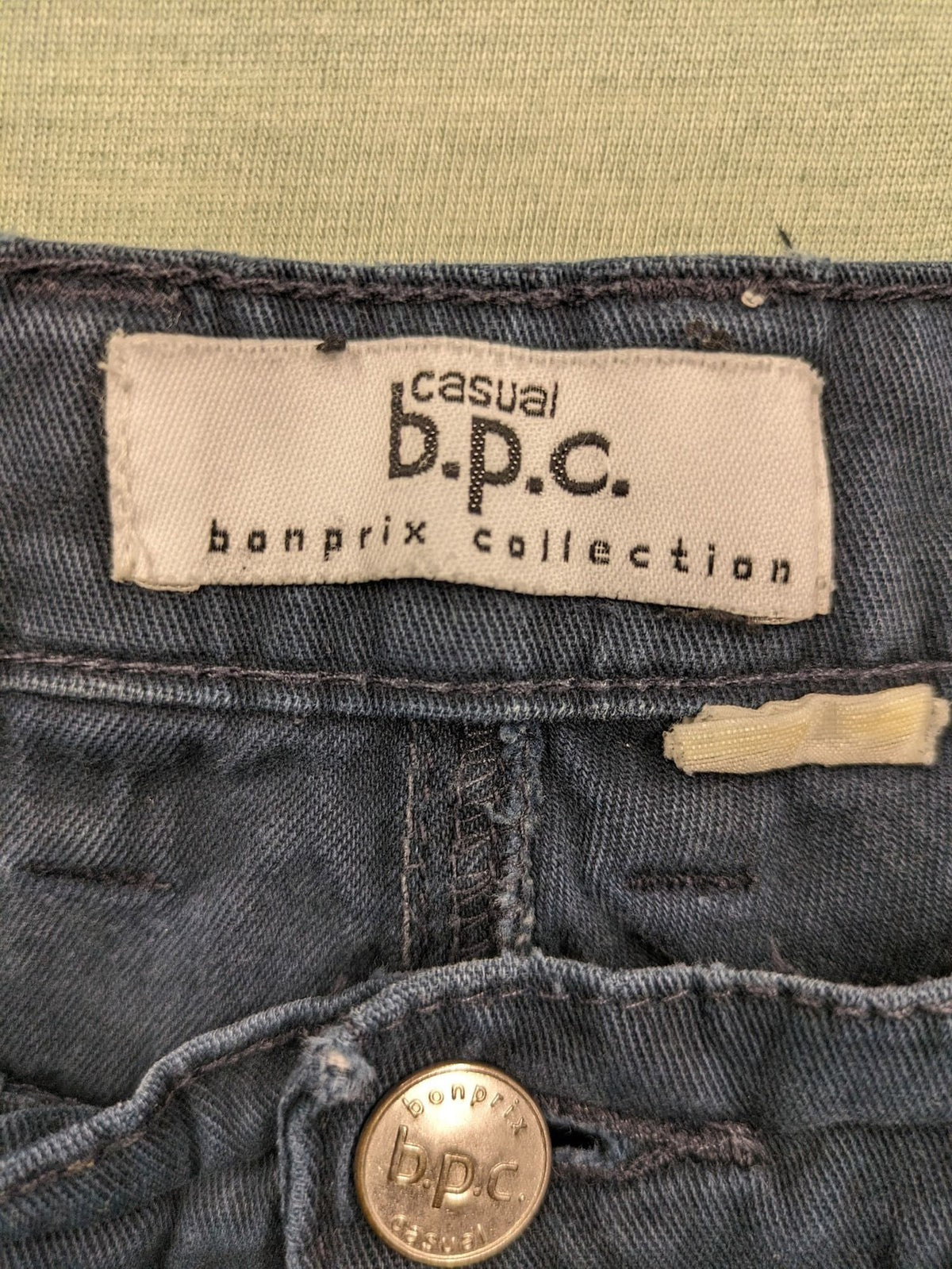 b.p.c bonprix collection faded black straight jeans five-pocket design comfortable fit