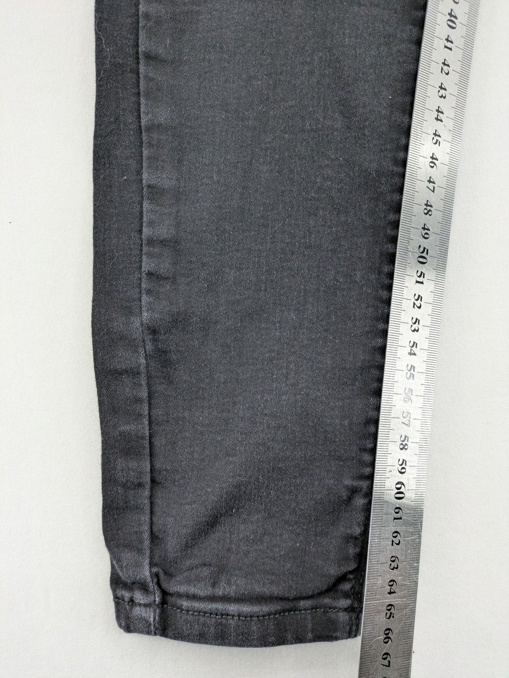 FB Sister skinny push-up jeans black grey faded stretch denim with classic fit.