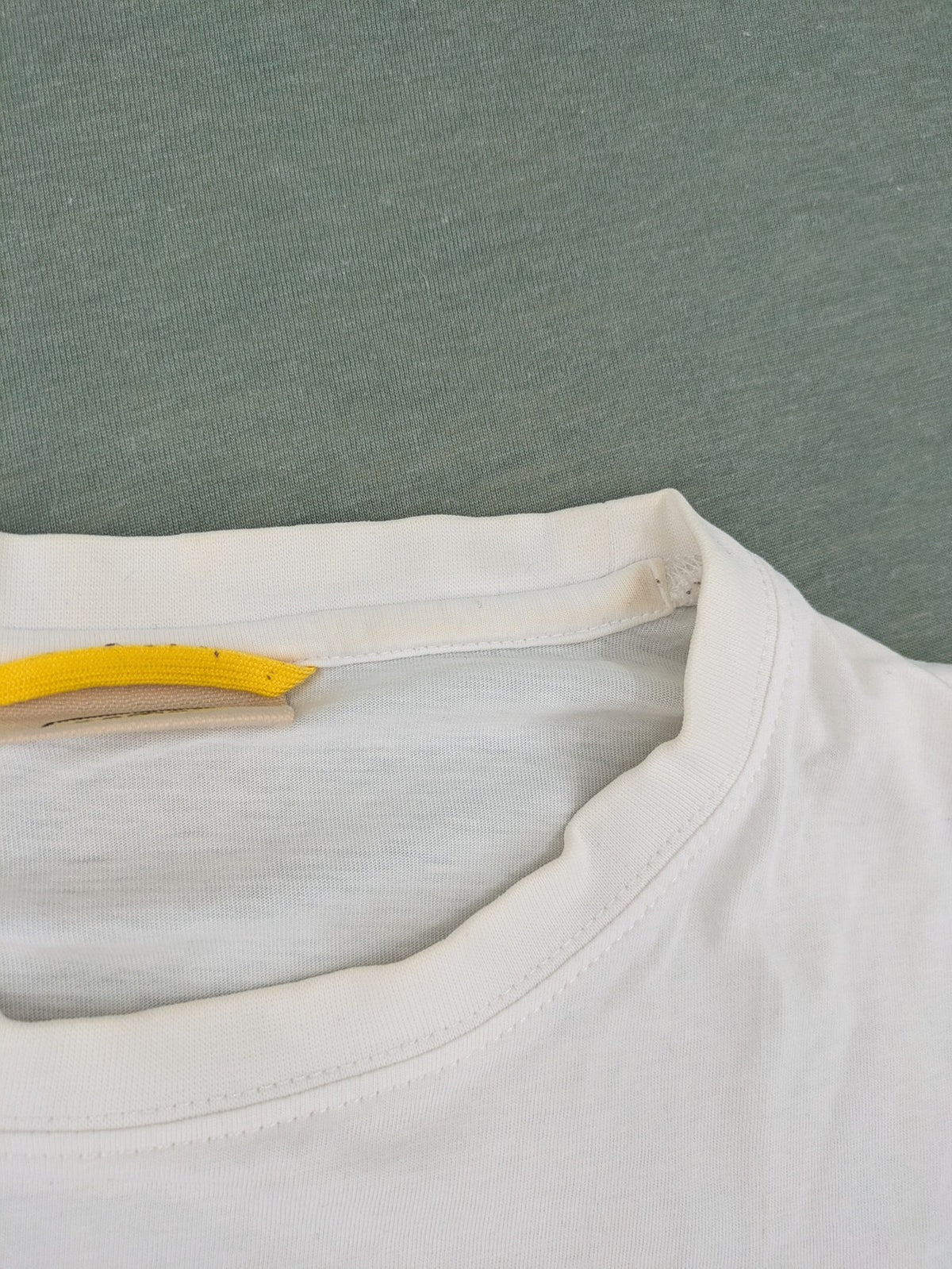 Camel Active white t-shirt short sleeves round neck subtle logo embroidery cotton