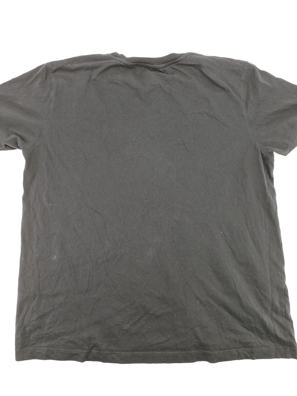 Kenzo grey t-shirt with embroidered tiger logo and "Paris" text in tonal black.