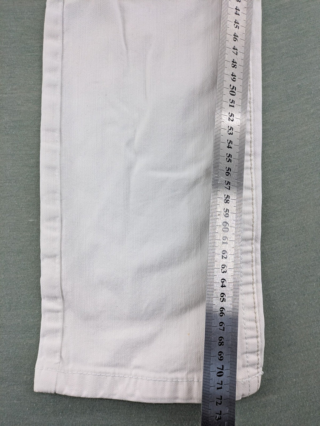 edc by Esprit white straight jeans five-pocket design in durable denim fabric