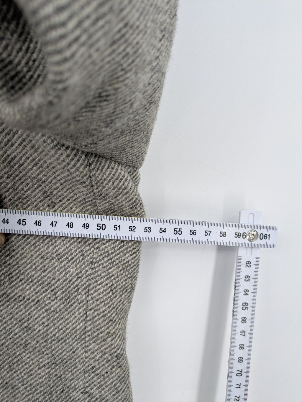 C&A grey blazer wool blend herringbone pattern fully lined classic style