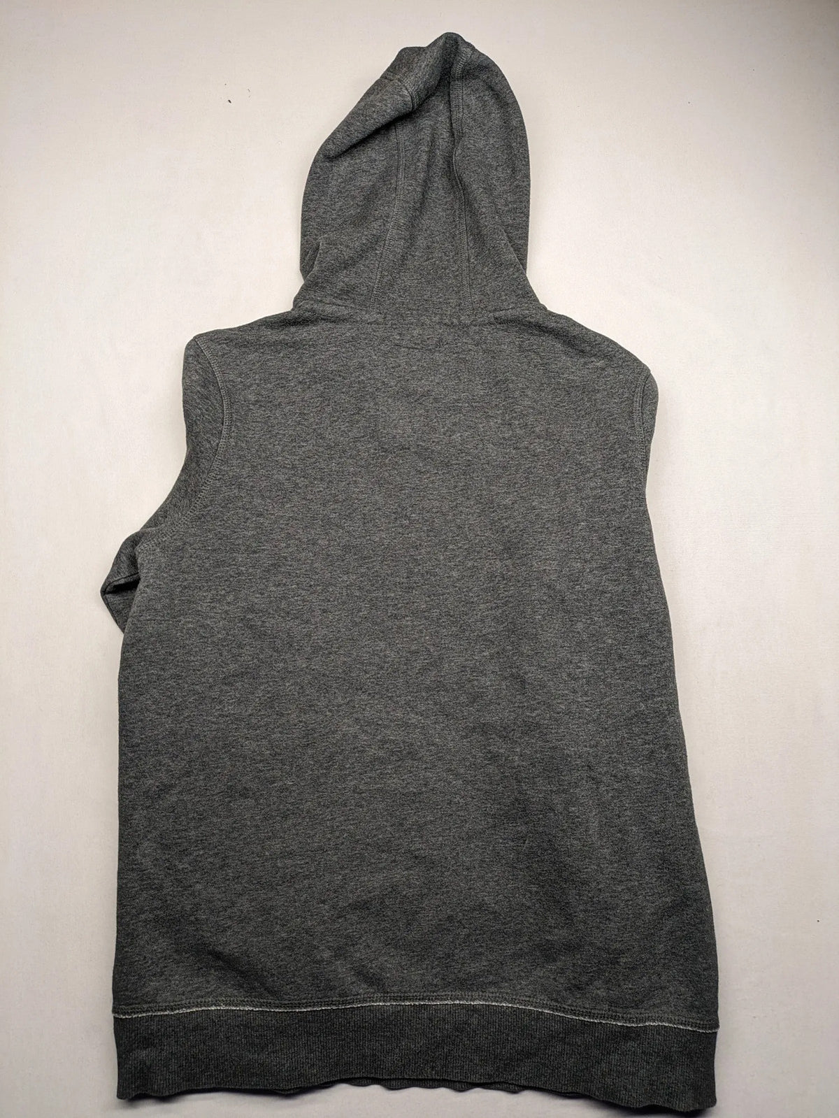 Livergy grey zip-through hoodie with "Traditional Authentic" graphic, kangaroo pocket, soft material.