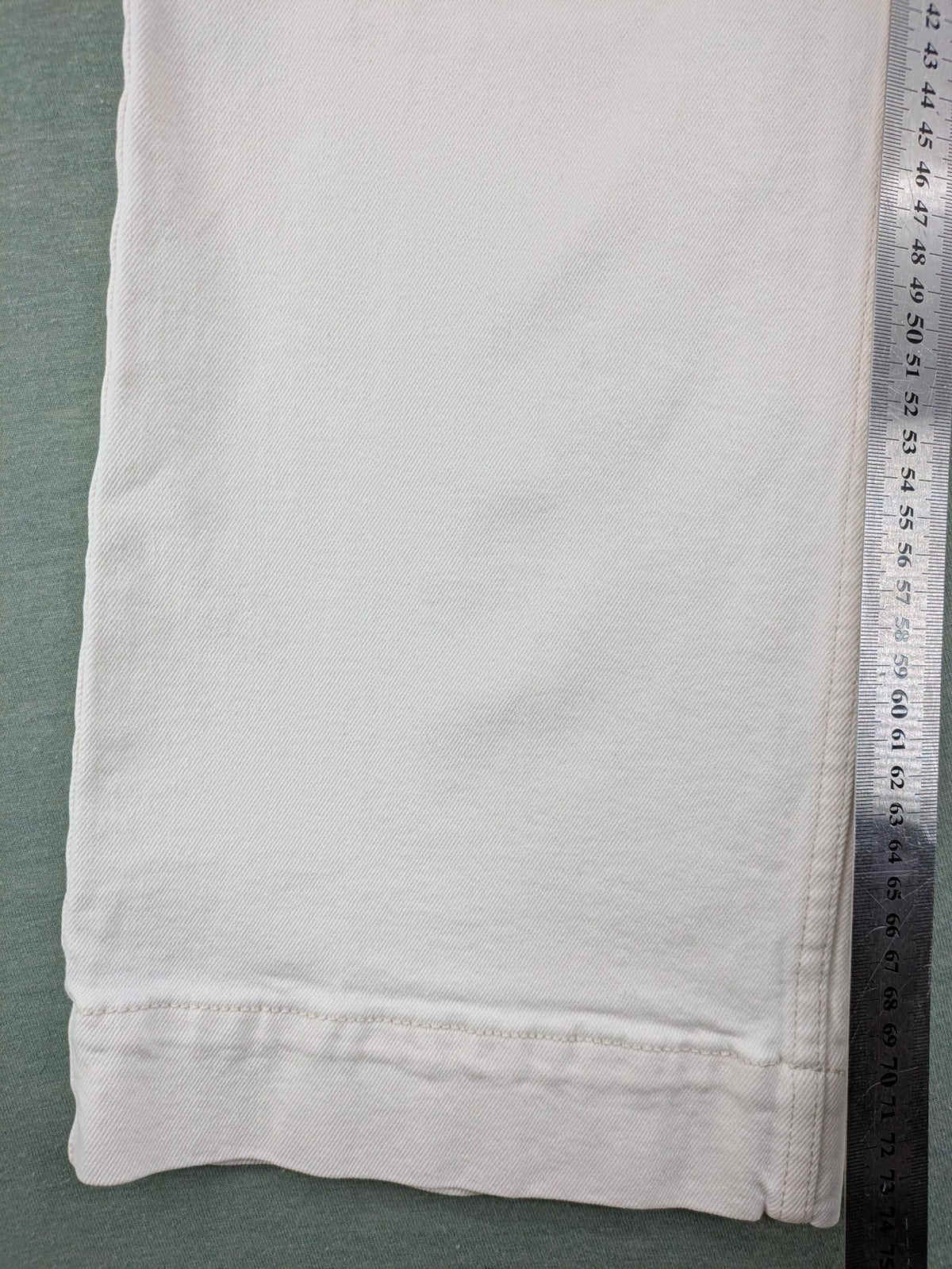 MNG pink straight jeans high waist wide leg cotton with classic pockets and zipper.