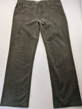 Gerry Weber grey straight jeans with herringbone pattern and classic 5-pocket design.