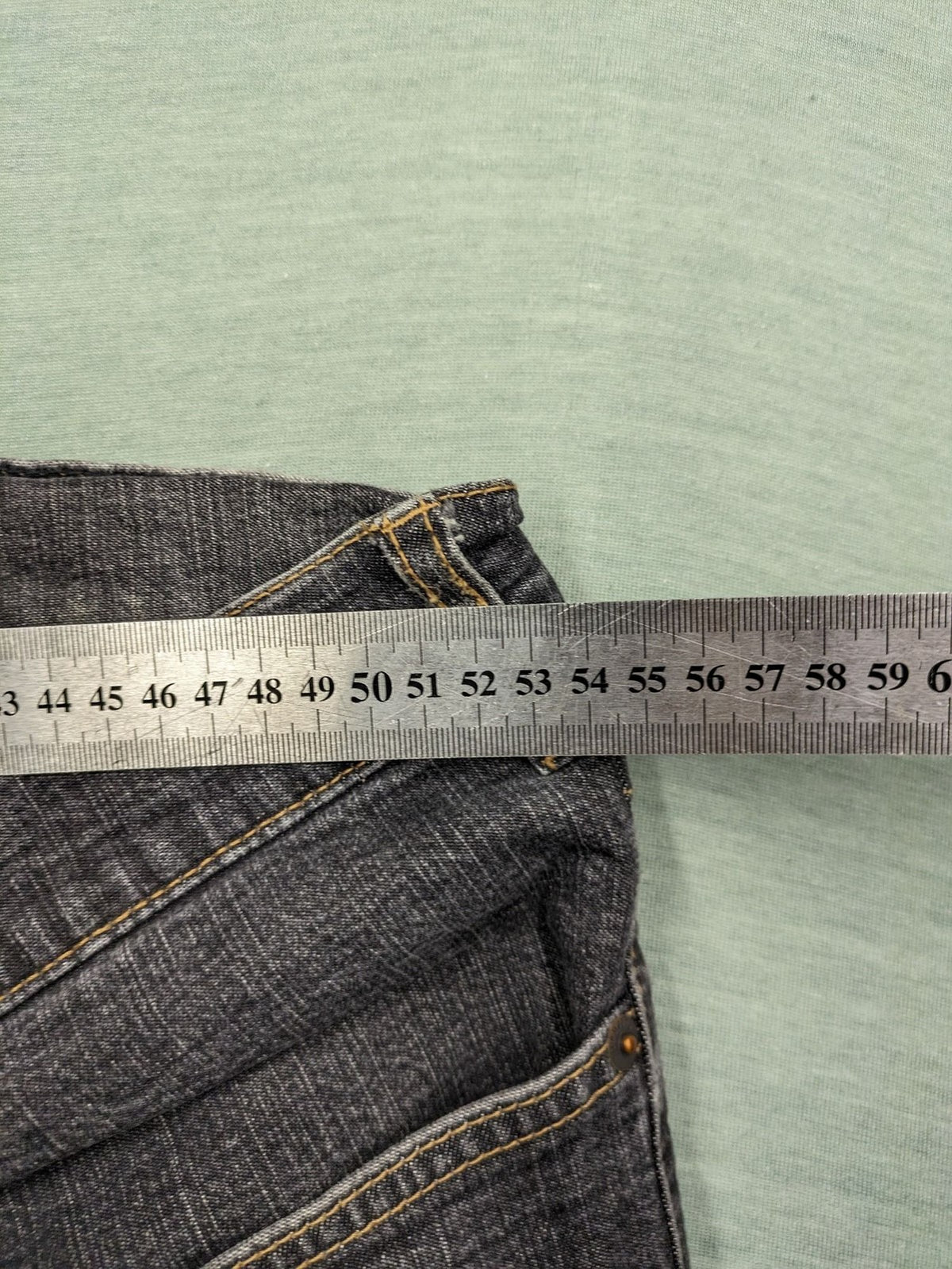 Paddock's straight jeans dark wash grey cotton-stretch denim with classic straight leg design.