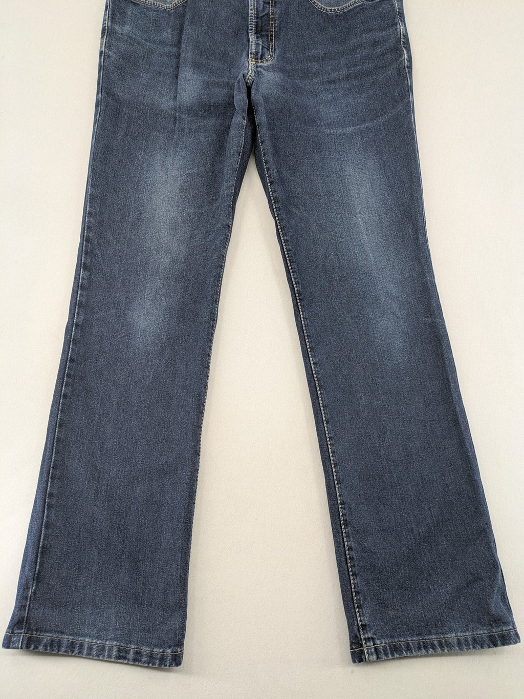 Joker blue straight jeans 5-pocket design durable cotton regular fit