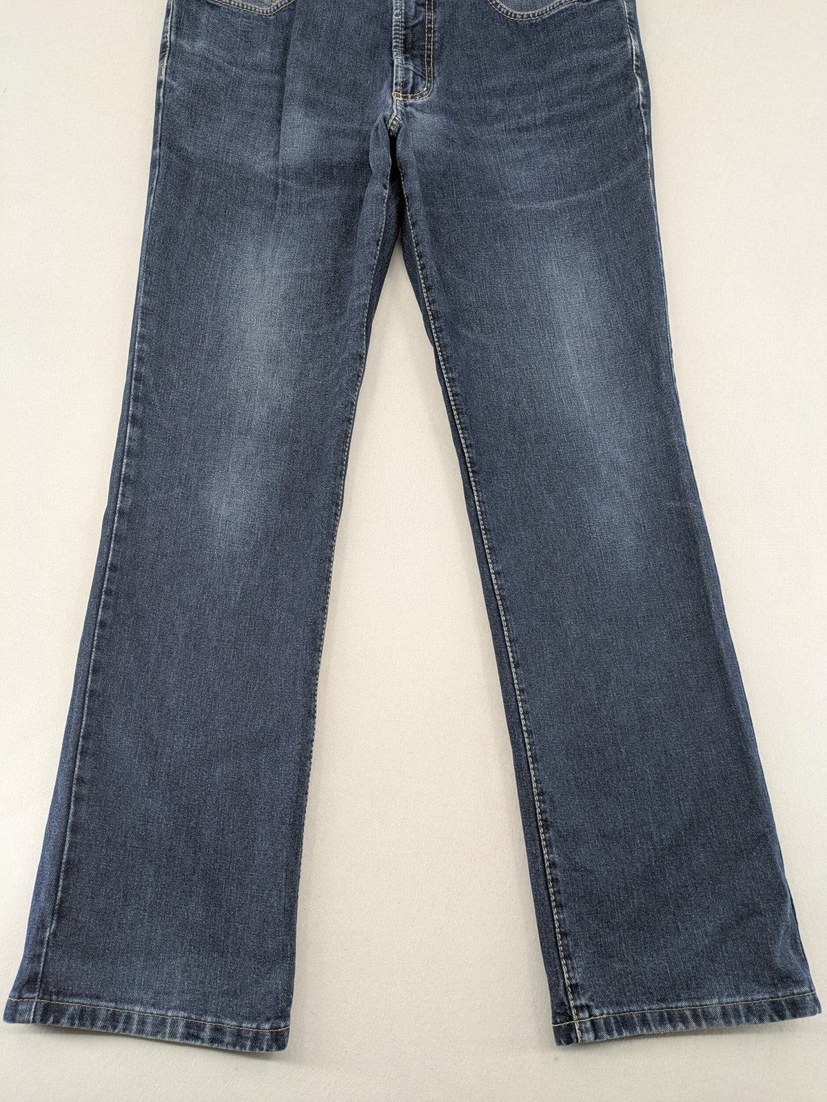 Joker blue straight jeans 5-pocket design durable cotton regular fit