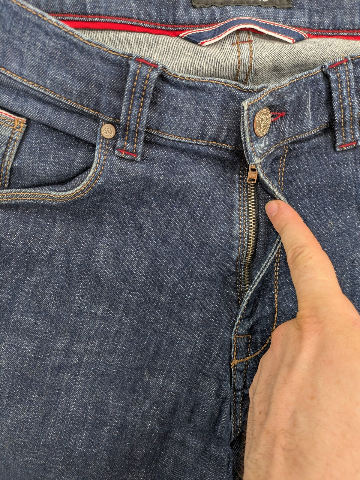 ROY ROBSON blue straight jeans classic 5-pocket style with Smart Flex technology