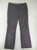 cmp black softshell pants with wind protection technology and white logo details